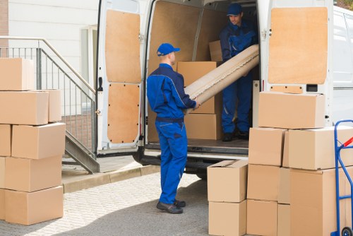Movers planning a residential relocation in Soho