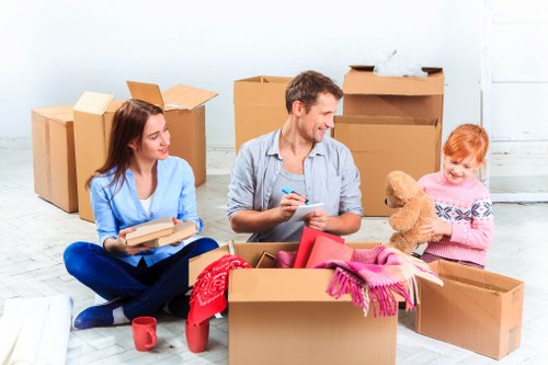 Careful packing and loading for a Soho flat relocation