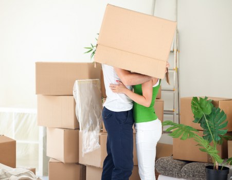 Removal of sofas, tables, and other furniture from a Soho property